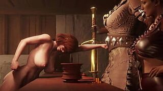 Непростая работа - горячий грубый трах с горячим фута-нацелением - порно видео