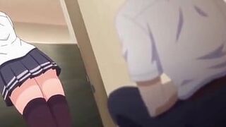 Хентай девушку чуть не поймали за сексом в школьной комнате - порно видео