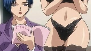 Горячая милфа-учительница обожает трахать своих учеников - хентай без цензуры - порно видео