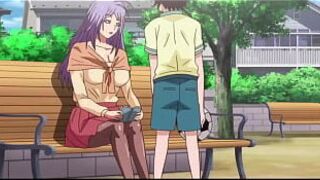 Молодой паренек встречает взрослую милфу в парке и занимается первым сексом [ХЕНТАЙ] - порно видео