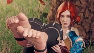 Ведьмак: Трисс, подборка - порно видео